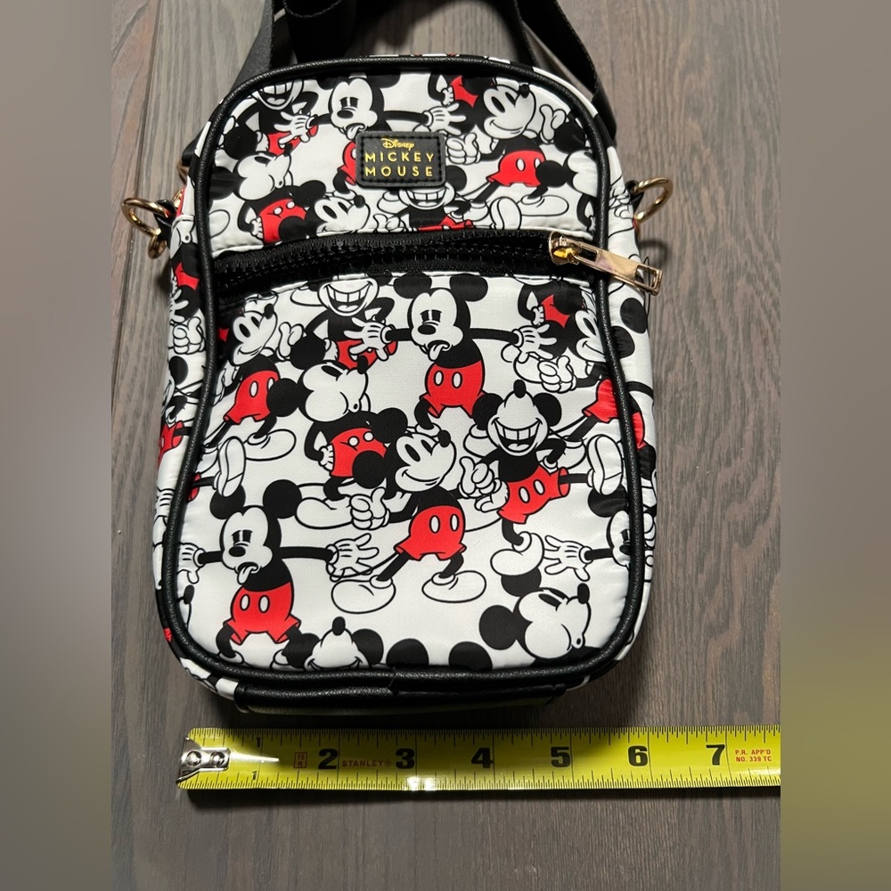 NWOT Disney Mickey Mouse Crossbody w/Guitar Strap, Gold-tone Hardware - Picture 6 of 6